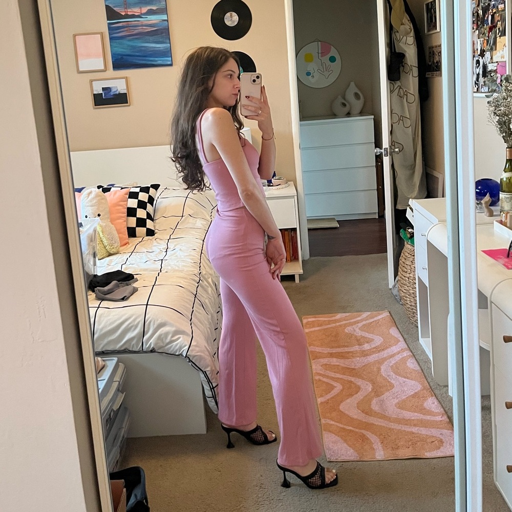 Aritzia wilfred free pink set